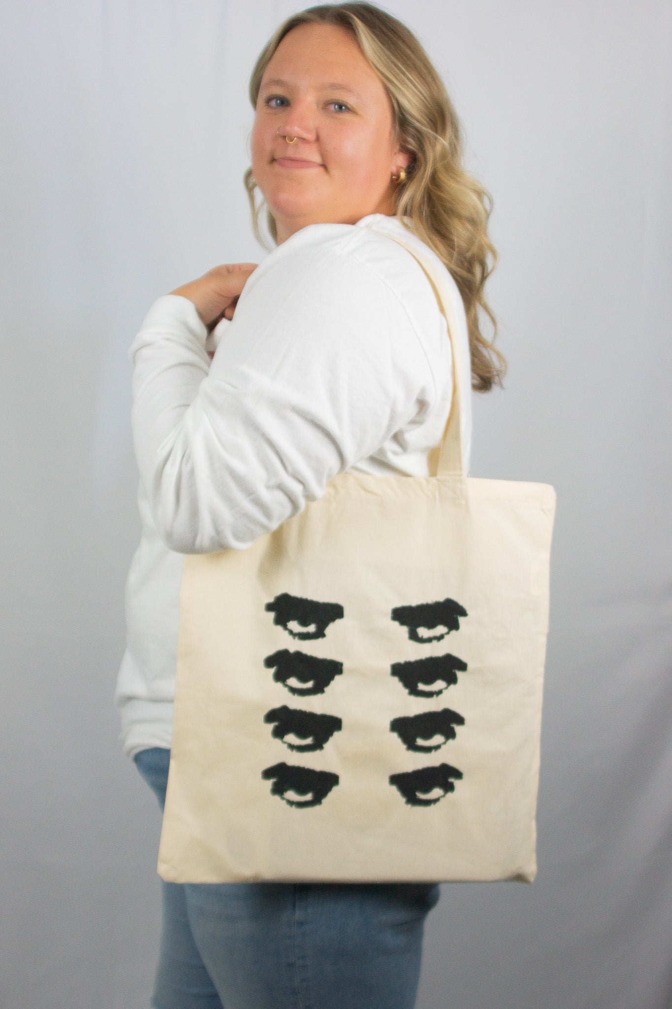 Angry Eyes Totebag