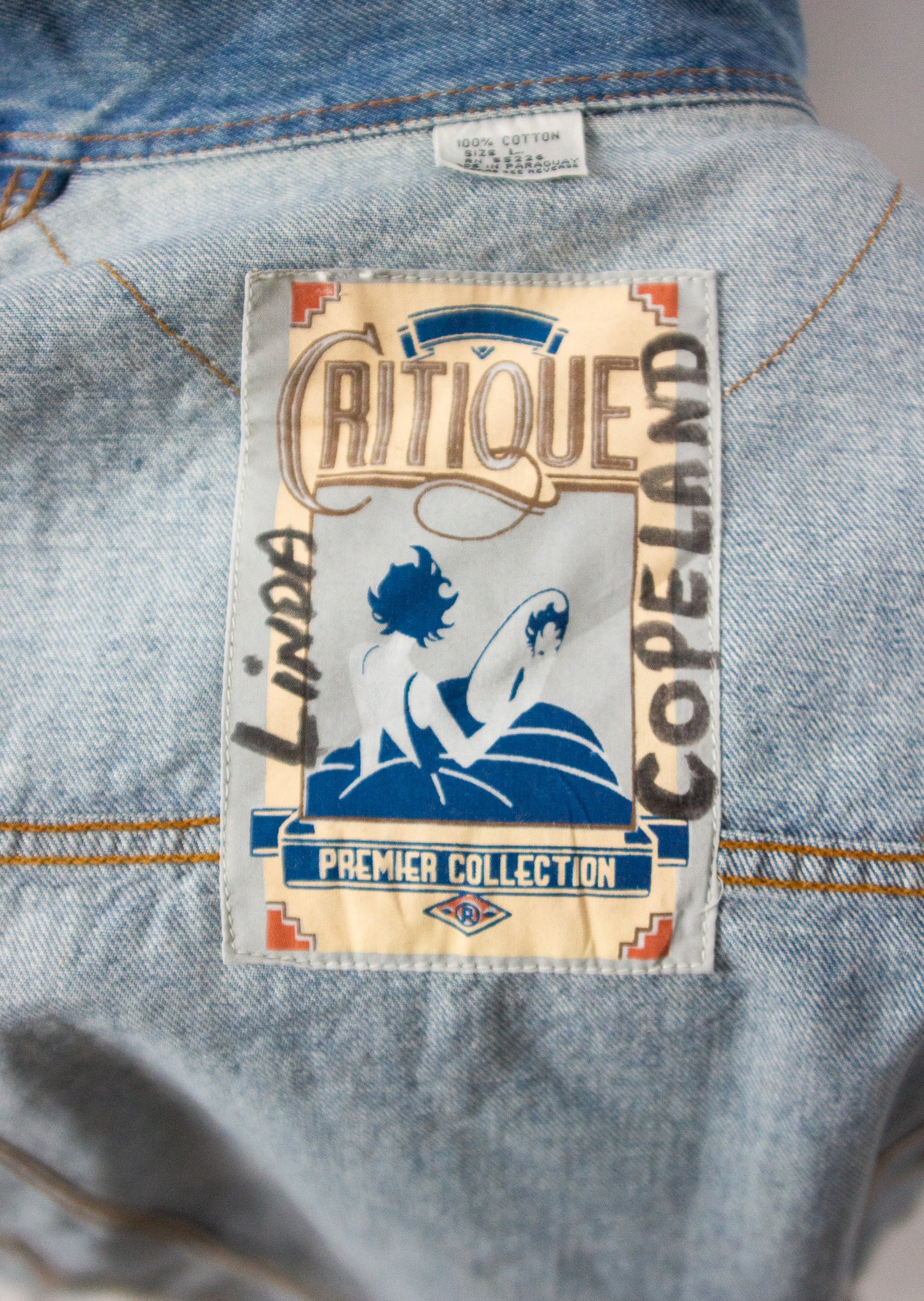 In The Shadows Vintage Denim Jacket