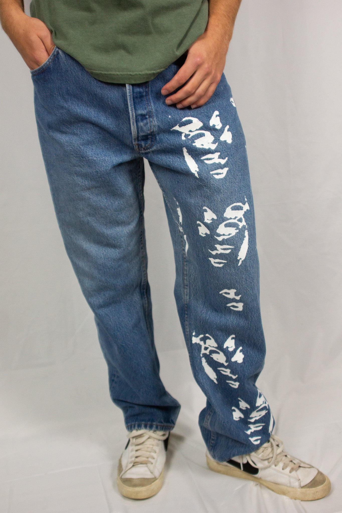 Faces Textile Vintage Levi's