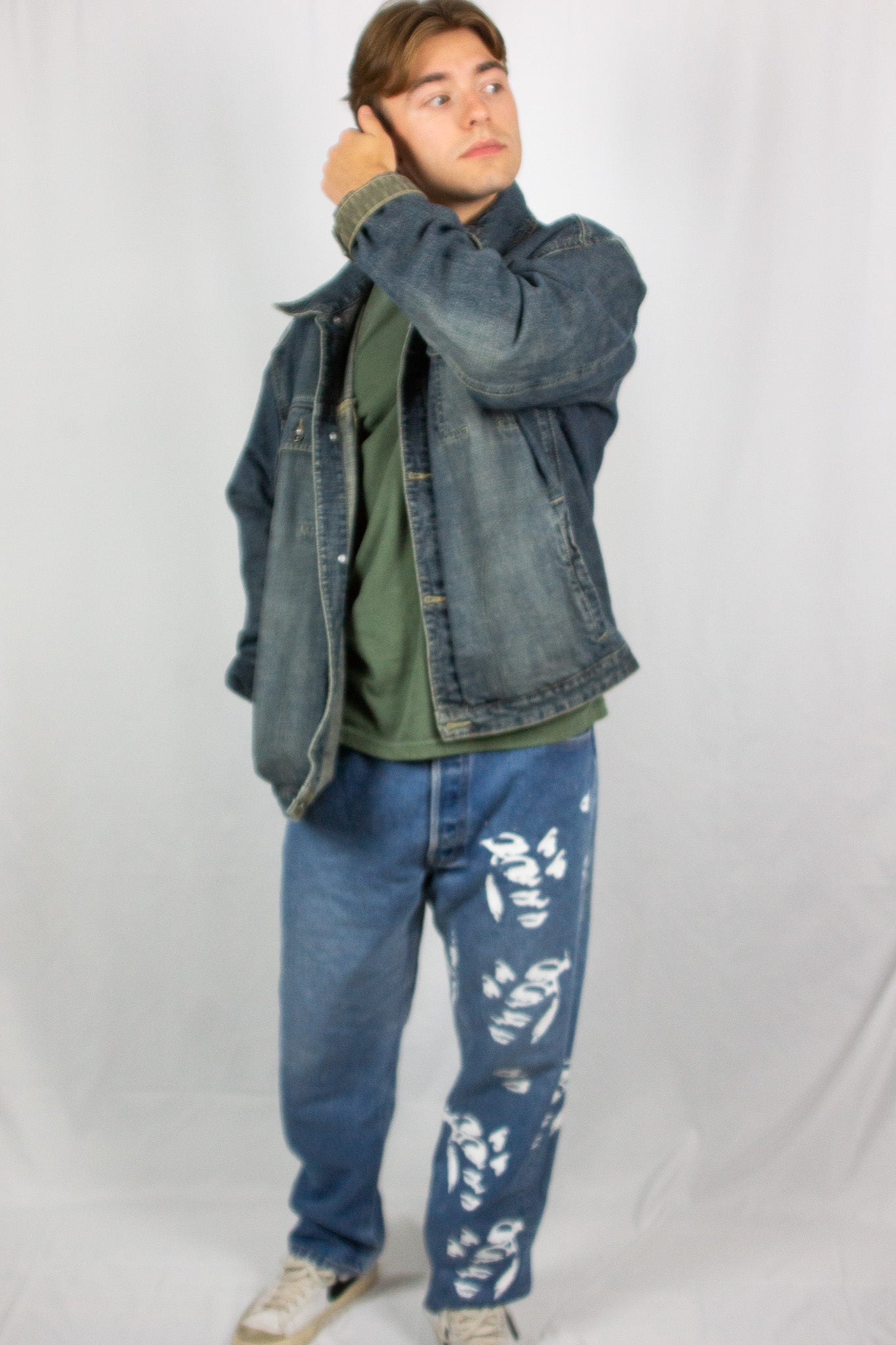Faces Textile Vintage Levi's
