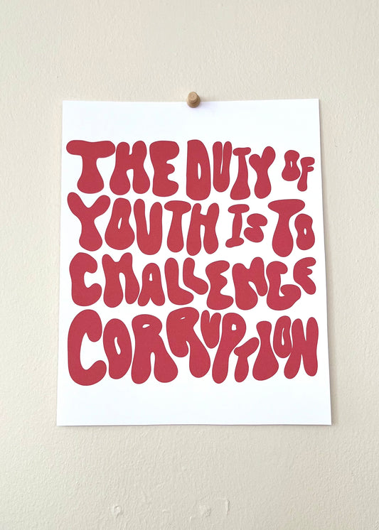 The Duty of Youth Print