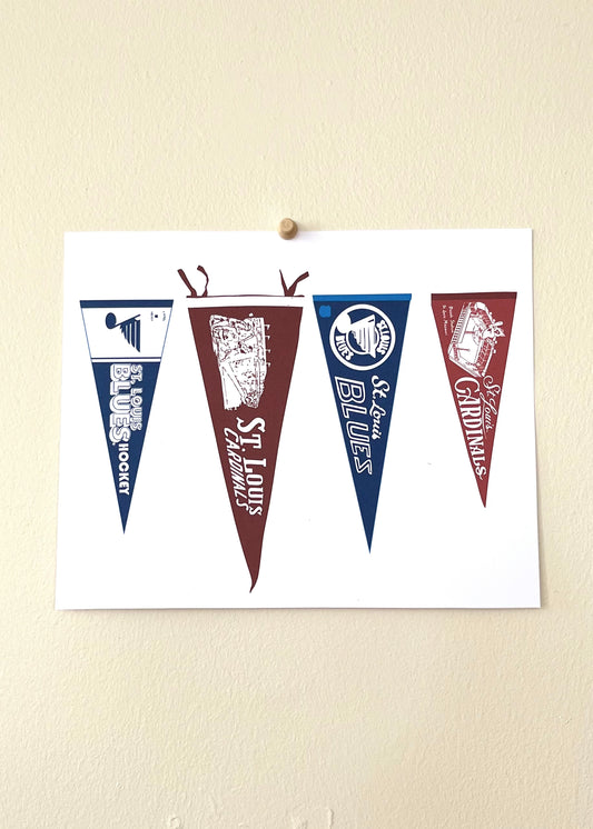 Blues and Cards Print