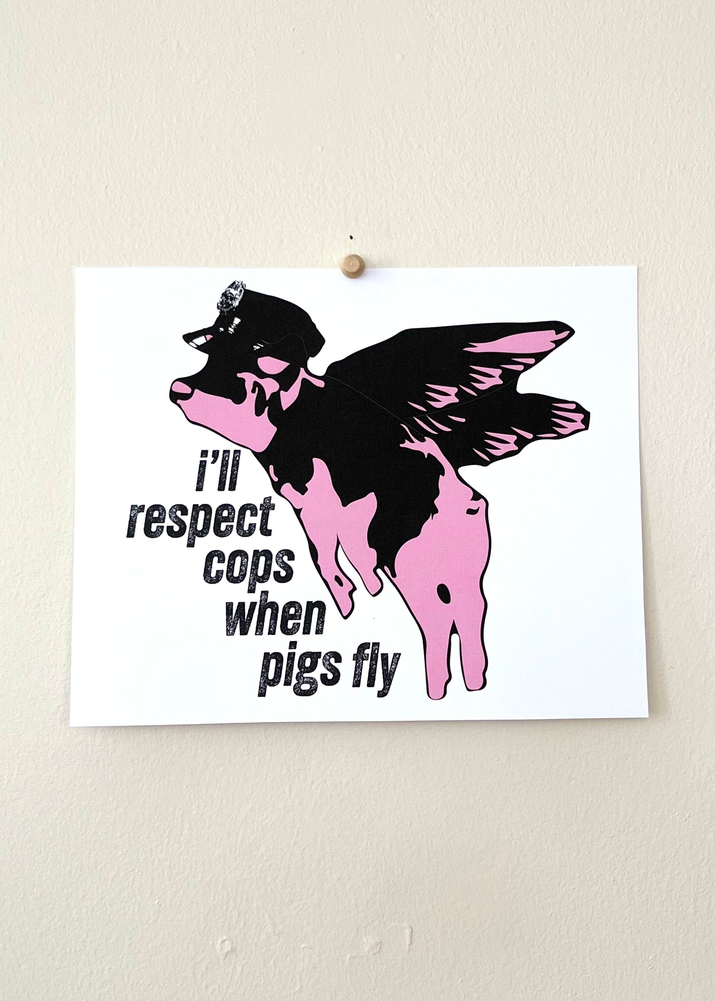 When Pigs Fly Print